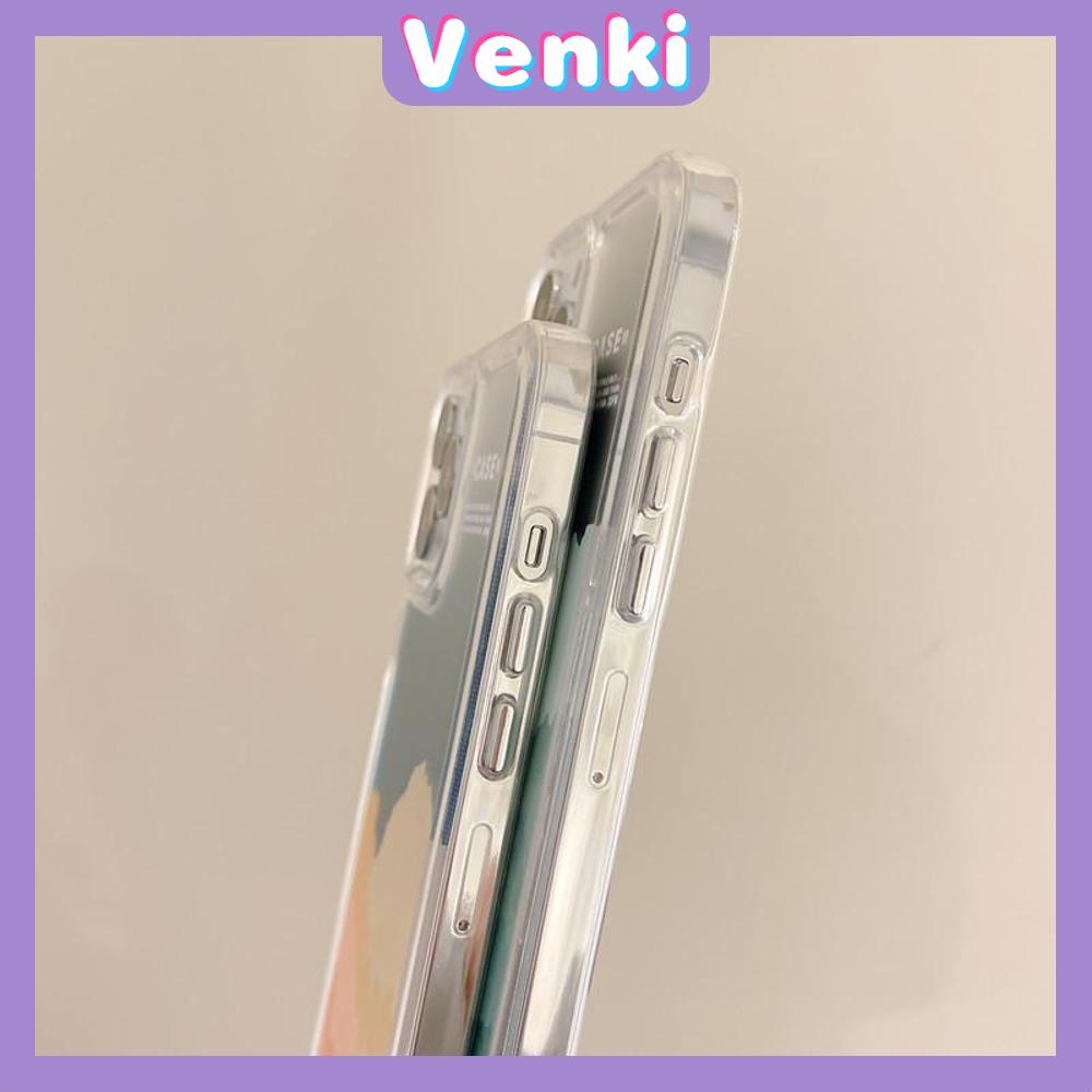 iPhone Case Silicone Soft Case Clear Case Shockproof Camera Protection Metal Button Gradient Cloud Compatible For iPhone 11 iPhone 13 Pro Max iPhone 12 Pro Max iPhone 7 Plus xr