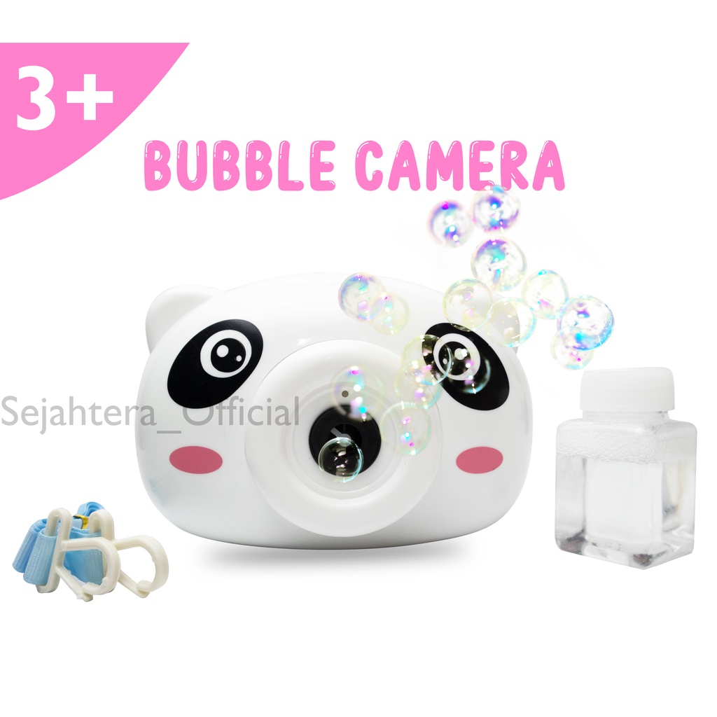 Minan Anak Bubble Camera/Mainan Anak Bubble Machine Beautiful Music-Panda