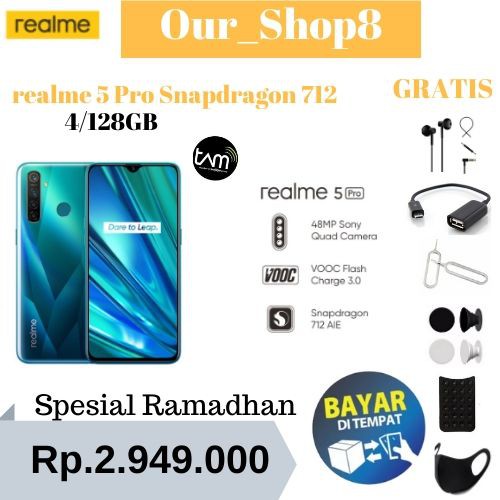 realme 5 Pro 4/128GB Snapdragon 712 New
