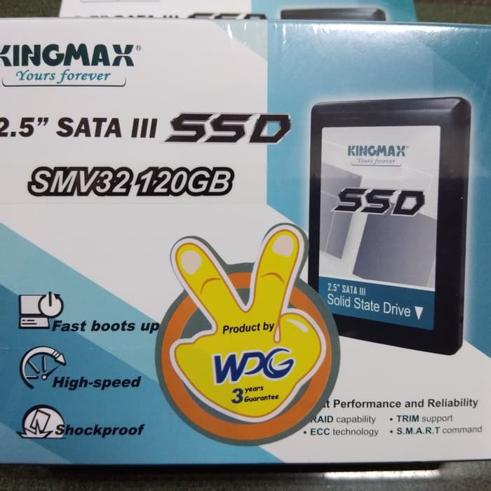 DIJAMIN BERKUALITAS  Kingmax SSD 120GB SMV32 SATA III