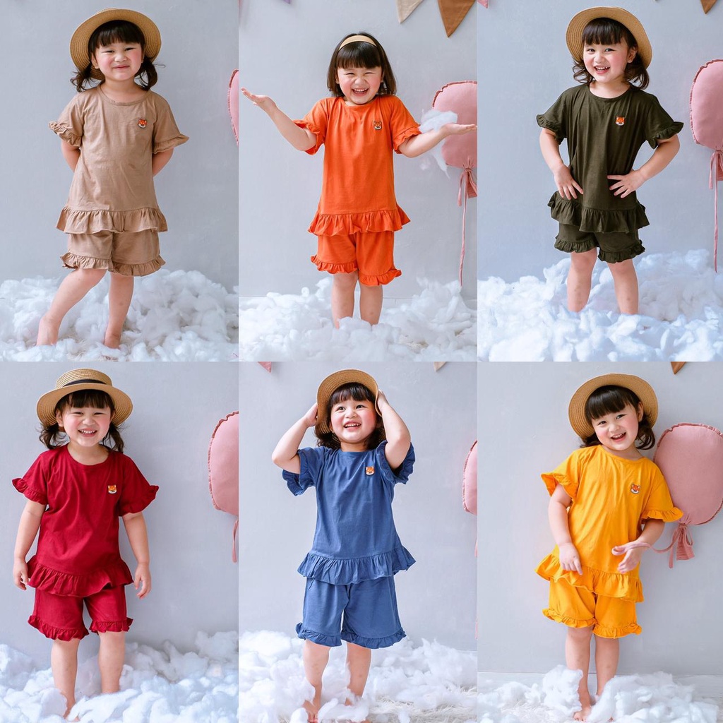 SET MAMAO BY SMILE 1-5 th Setelan Baju Anak