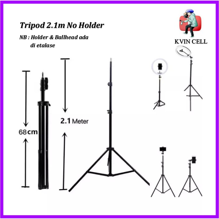 TRIPOD HP / TRIPOD 2 METER / TRIPOD 2.1 METER / 2.1M 2,1M Holder HP Murah