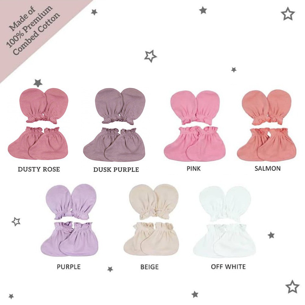 Little Palmerhaus Mitten Booties Sarung Tangan dan Kaki 1 Pasang -Girl