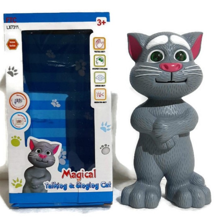 Boneka Tom Cat Mainan Anak Lucu Bisa Bernyanyi Dan Mendongeng