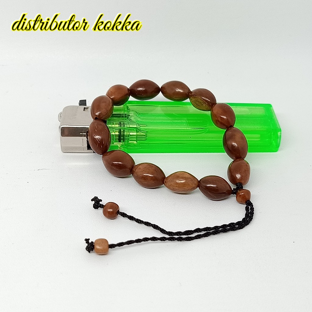 ( SUPER MURAH ) Gelang Kokka kaukah oval full coklat