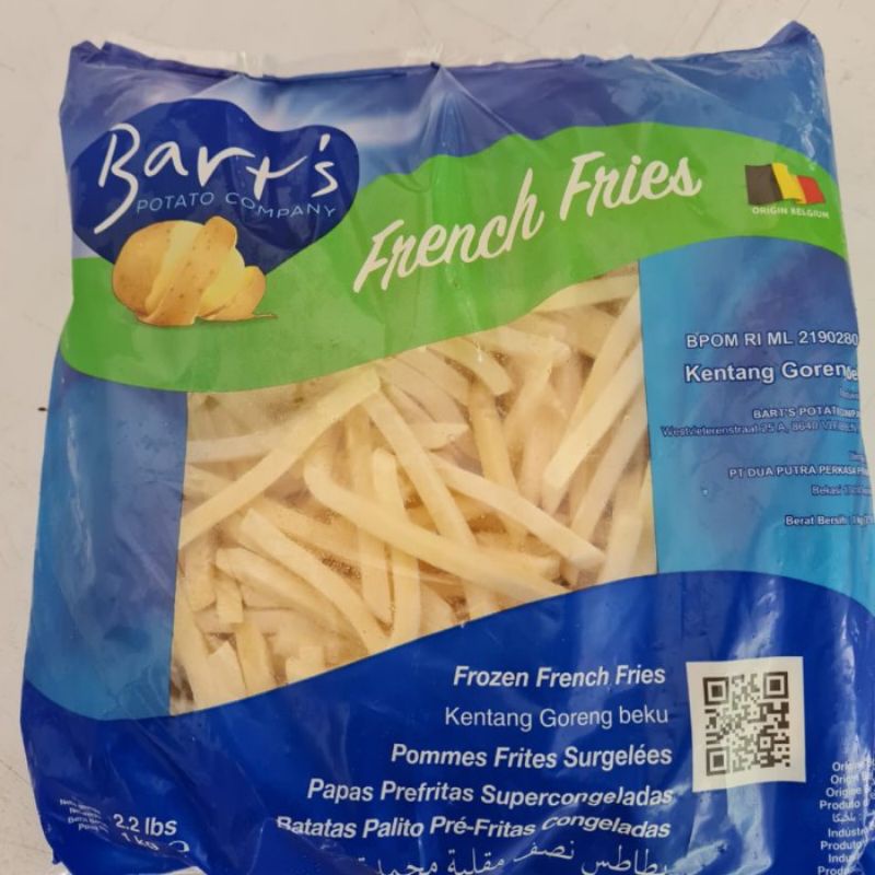 

Kentang French Fries Barts Belgia 1Kg