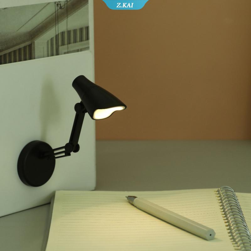 Lampu Meja Led Lipat Mini Untuk Membaca Buku / Komputer / Laptop / Notebook