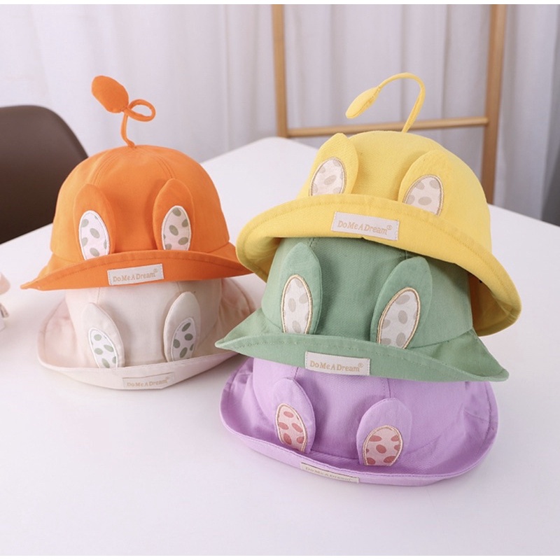 3 4 5 tahun Topi Bucket Anak Perempuan Model Kelinci Do Me A Dream