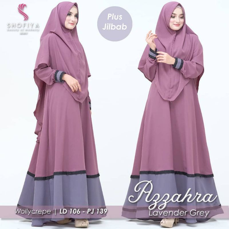 Azzahra syar'i set KHIMAR cuci gudang // azzahra syari