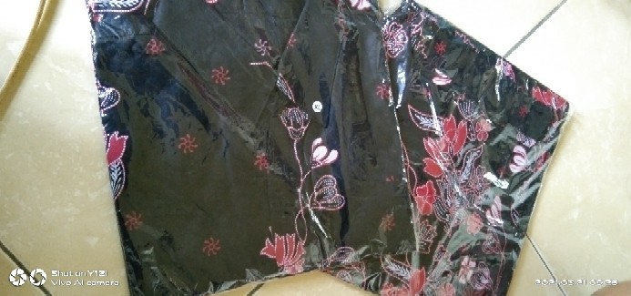 Seragam Batik Pekalongan Couple Batik Tunik Kemeja Lengan Panjang Seragam Batik Katun Atasan Batik