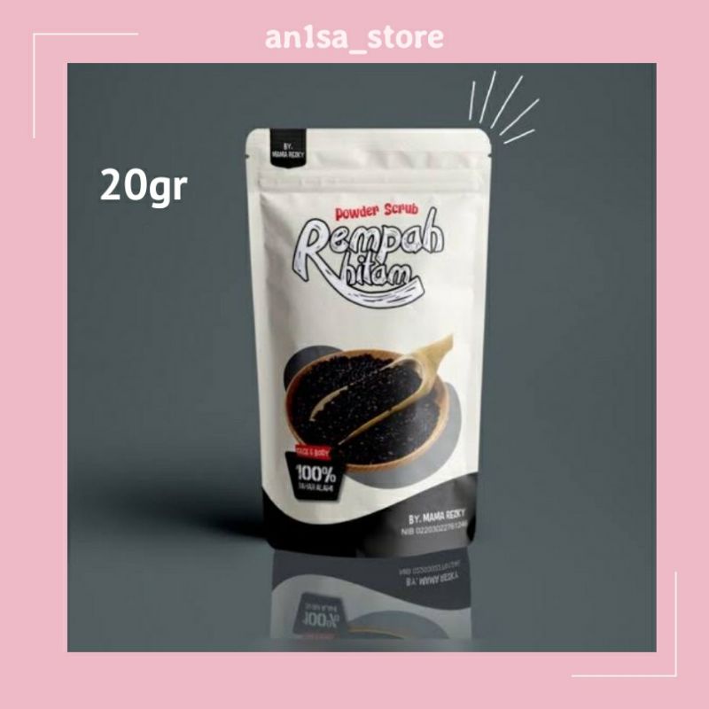 Lulur Rempah Hitam By Mama Rezky 20gr