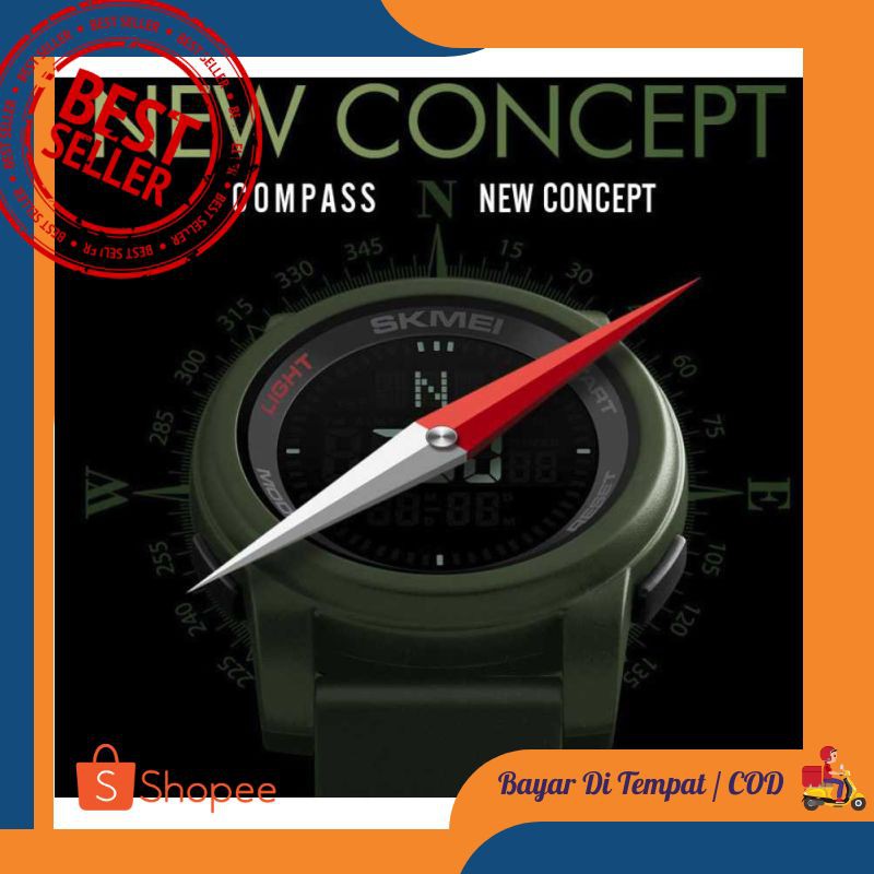 SKMEI Jam Tangan Kompas Digital Pria /- 1289-