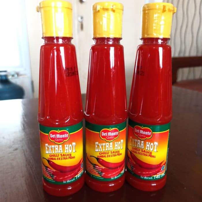

Saos Sambal Extra Pedas Delmonte Extra Hot 140ml