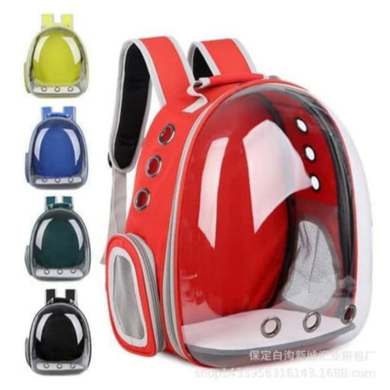 Tas Ransel Kucing Anjing Transparant Astronot / Ransel Hewan / Travel Pets bag