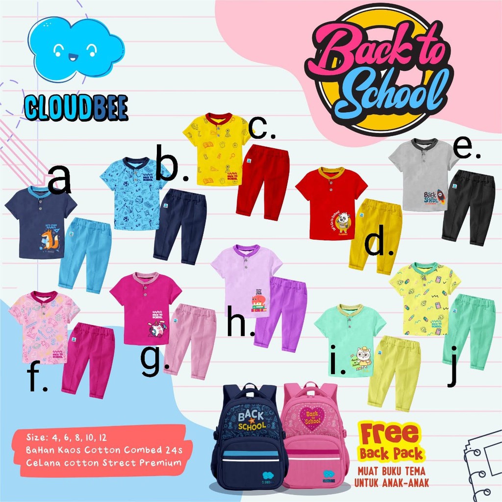 Setelan Cloudbee Back to School
