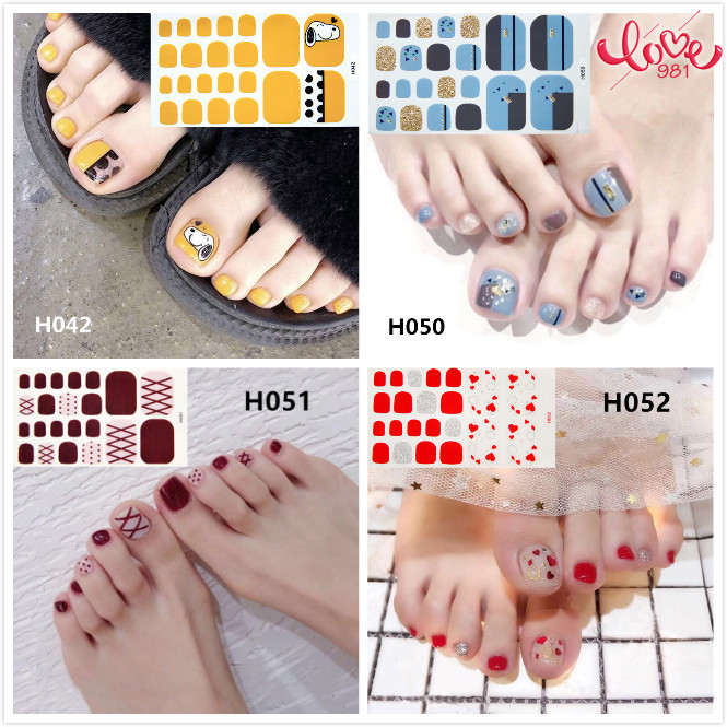 Stiker kuku kaki Stiker kuku kaki tahan air Stiker kuku kaki Stiker kuku   Nail Sticker Toenail Sticker Waterproof Toenail Sticker Toenail Sticker Nail Sticker