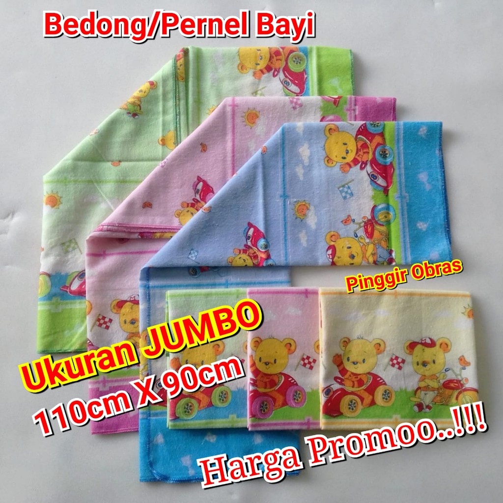 Bedong bayi pernel isi 6 bedong