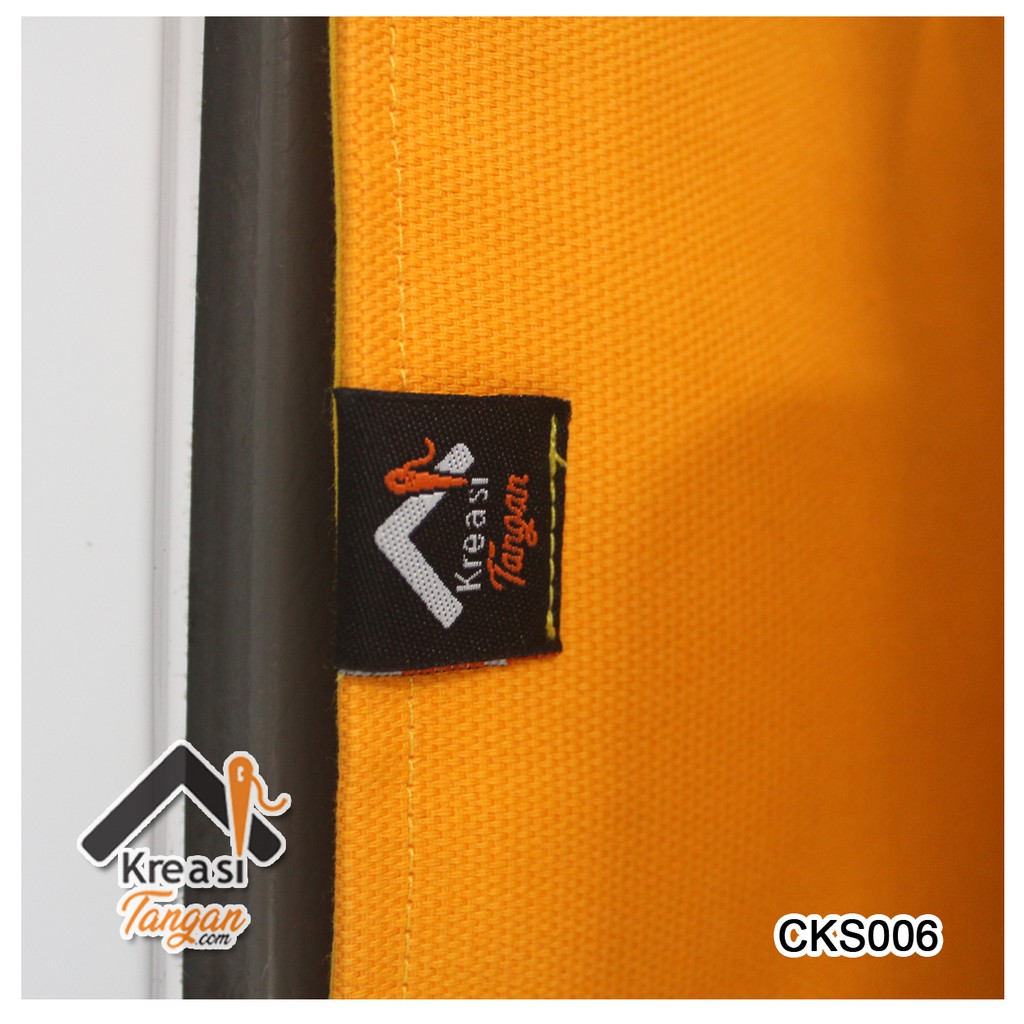 COVER KULKAS SARUNG KULKAS POLOS WARNA KUNING ORANGE-CKS006