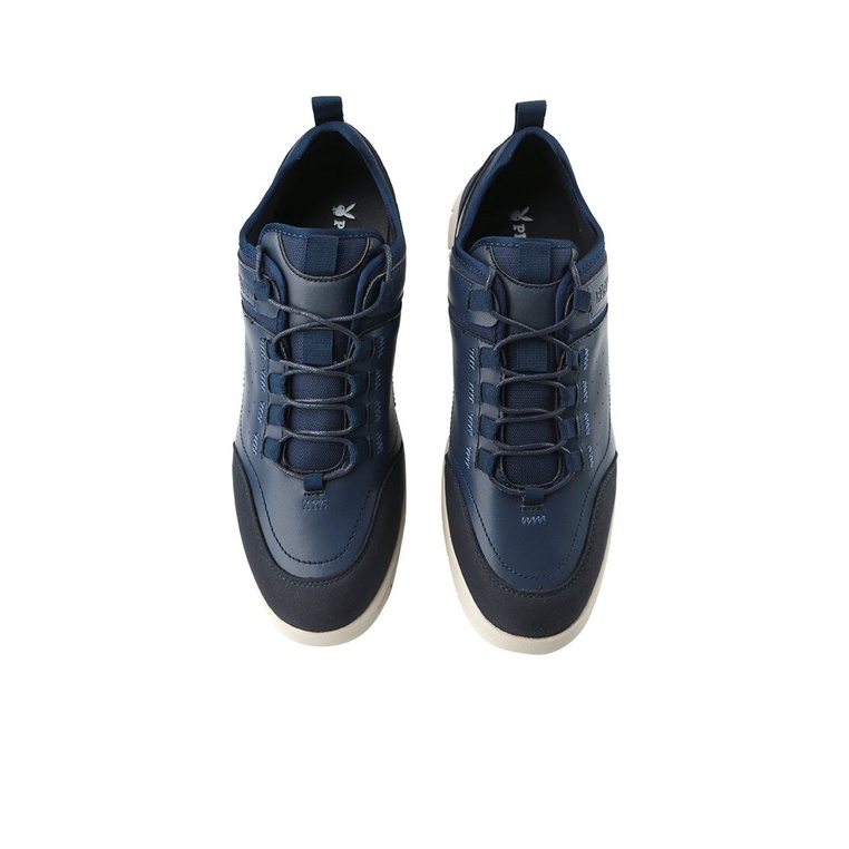 SEPATU SNEAKER PLAYBOY PRIA ORIGINAL CASUAL KULIT ASLI BIRU NAVY PL41