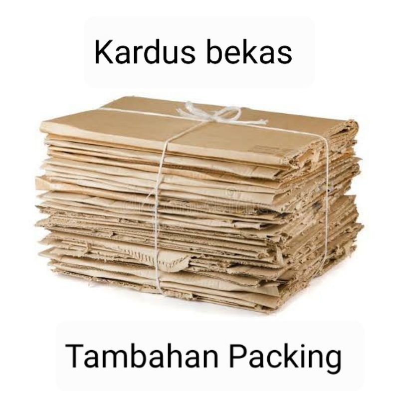 

Tambahan Packing Kardus bekas supaya aman diperjalanan