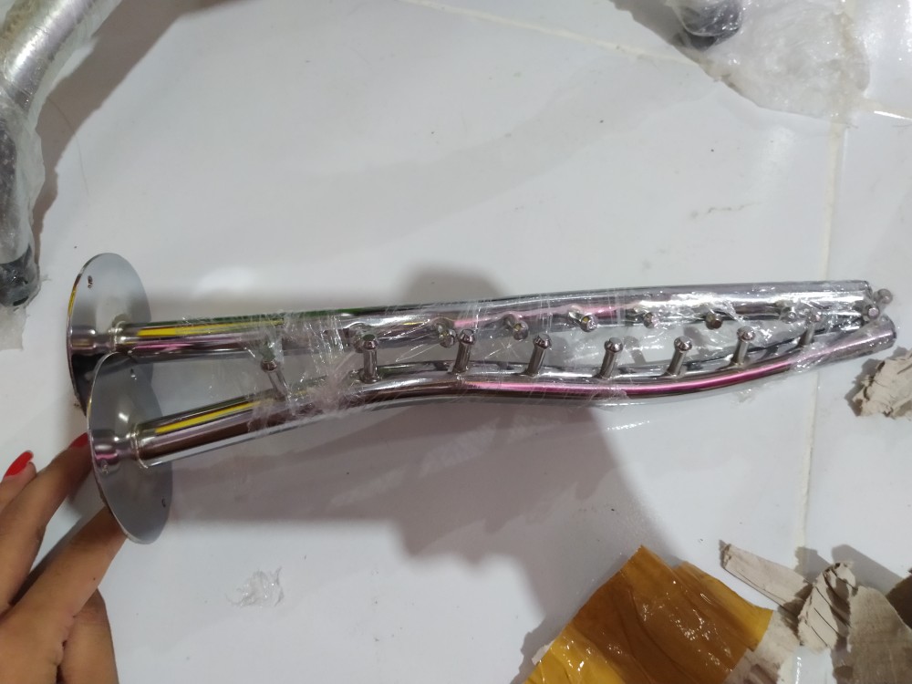 Hanger Suling Belalai Tembok 9 Titik