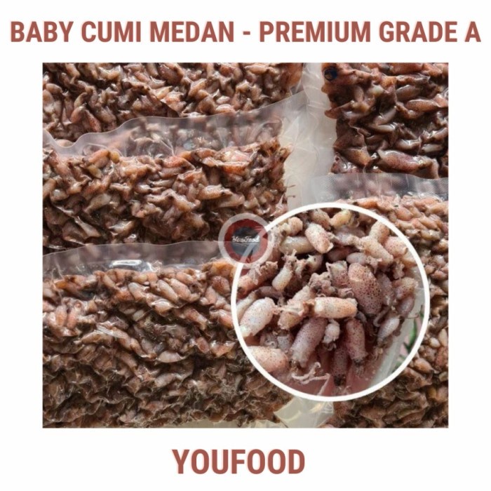 

BABY CUMI MEDAN / BAYI CUMI KECIL - PREMIUM - Grade A 250gr