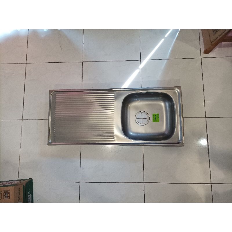 Bak cuci piring Kitchen sink stainless steel 96x42cm