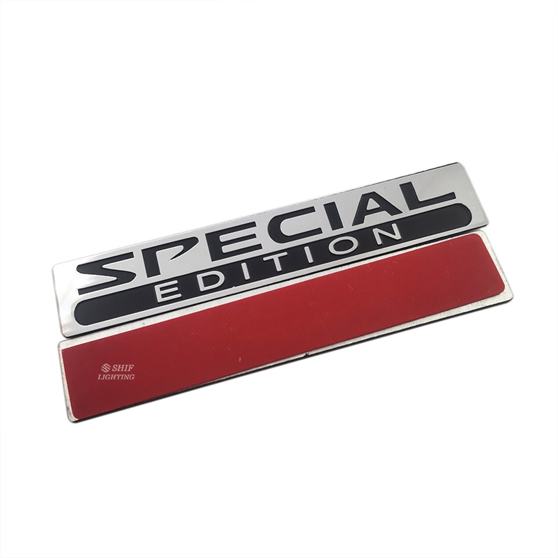 1pc Stiker Emblem Logo Mobil Universal Edisi Spesial Bahan Metal