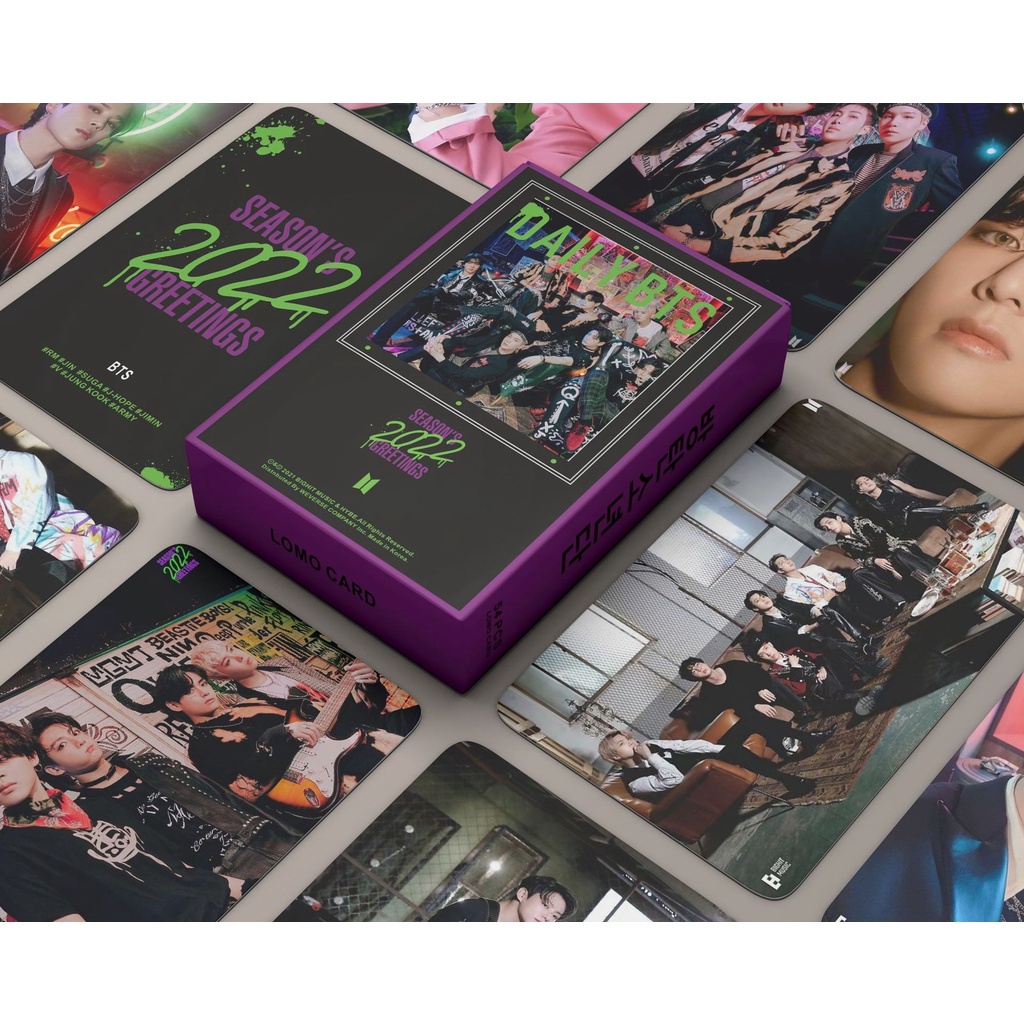 54pcs Kartu Lomo Foto Album Kpop BTS