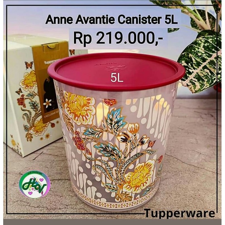 Anne Avantie canister toples batik series sekar jagad Tupperware