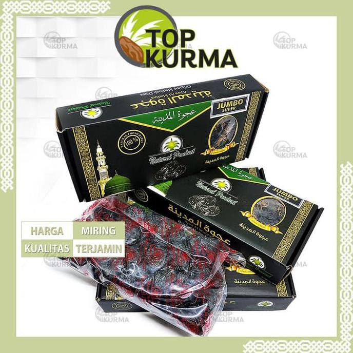 

Kualitas Terbaik Kurma Ajwa Jumbo Xl Super Besar Nabi Rosul Premium Madinah