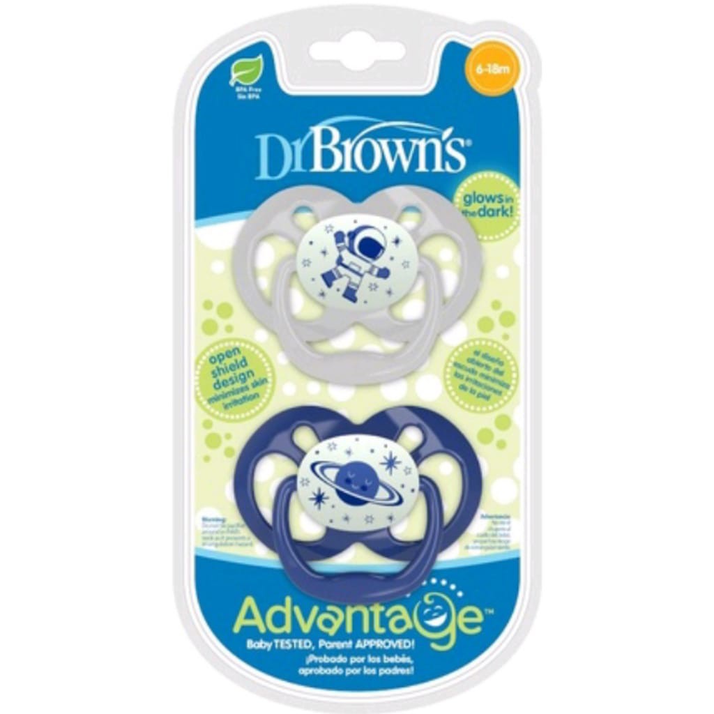 Dr.Brown's Advantage Glow in the Dark Pacifier / DrBrown Empeng