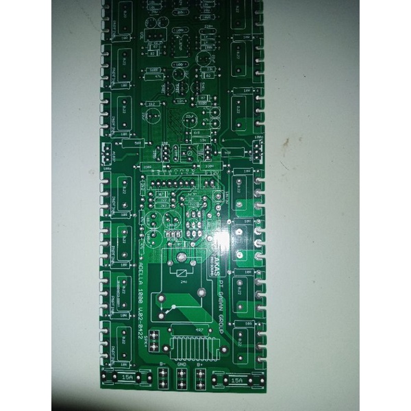 PCB class ab adella1000 komplit protektor dan lampu indikator