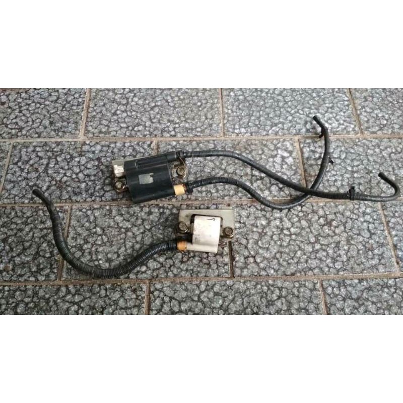 Coil Koil Ignition Set Pengapian Kelistrikan Busi Mesin Motor Kawasaki Bajaj Pulsar 200NS NS200 BR20