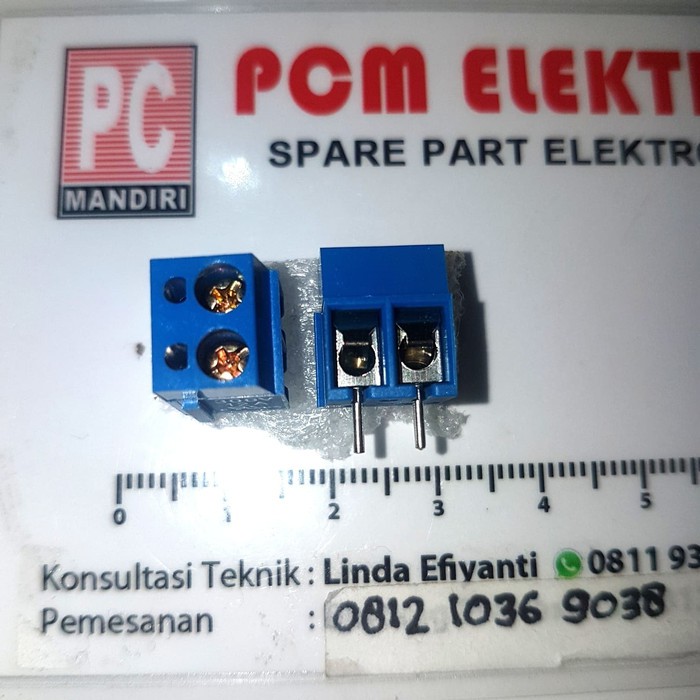 New Terminal Block PCB 2pin biru KF300