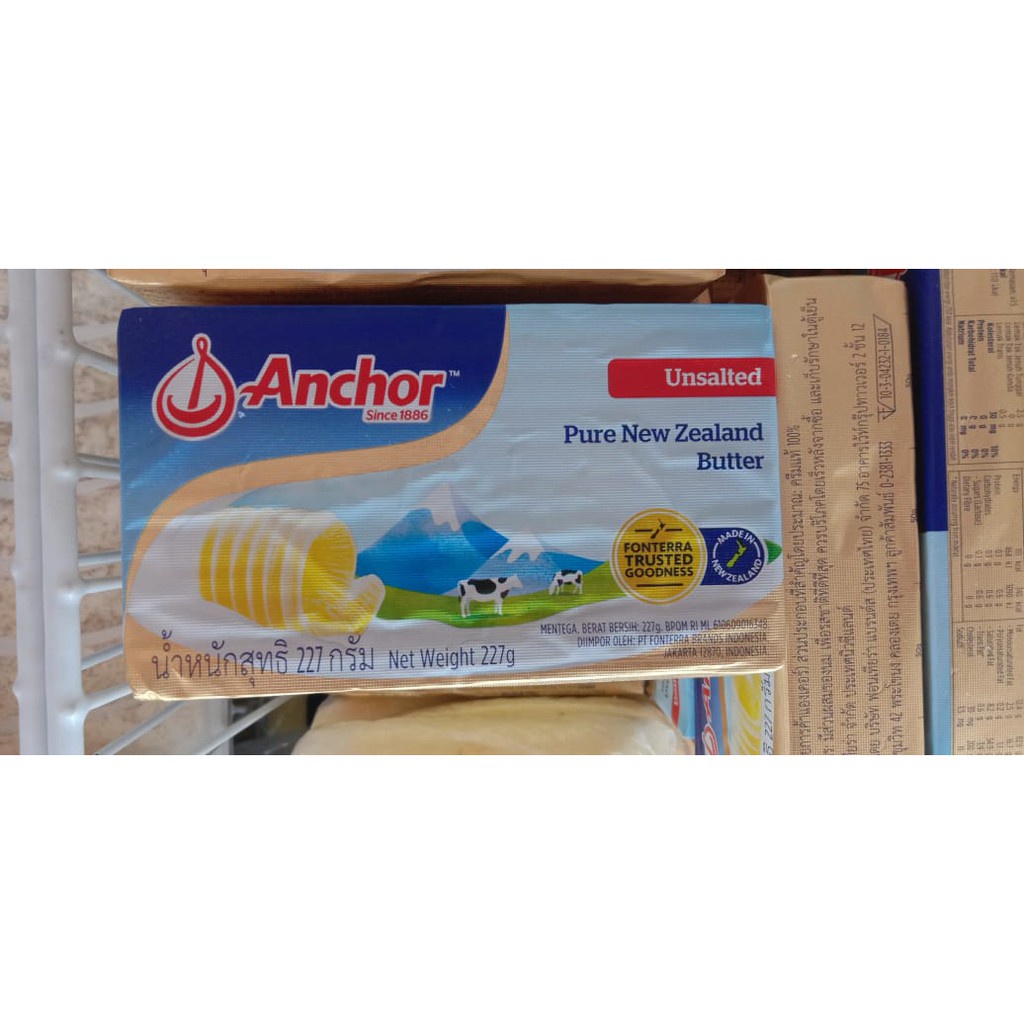 

ANCHOR UNSALTED BUTTER 227gr