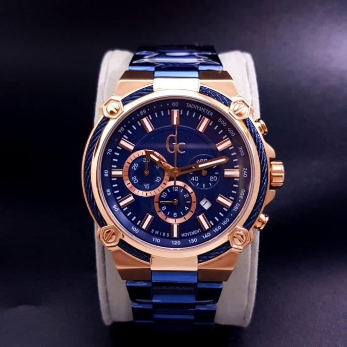 Jam Tangan Pria Merk Guess Collection GC 2400 Original BM Free yes