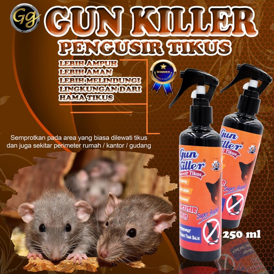 Obat Pembasmi Tikus Racun Tikus Gun Killer Pengusir Tikus