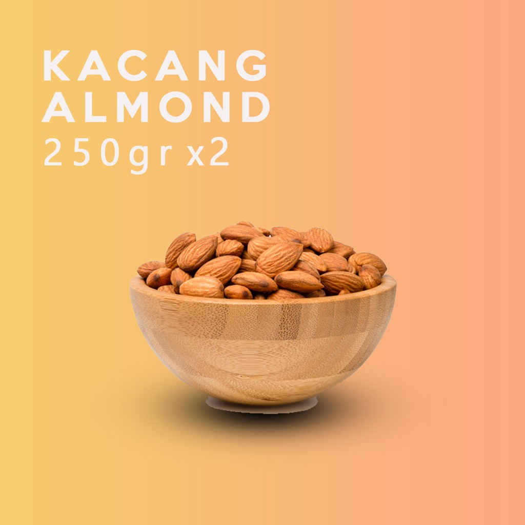 

Kacang Almond Panggang 500gr