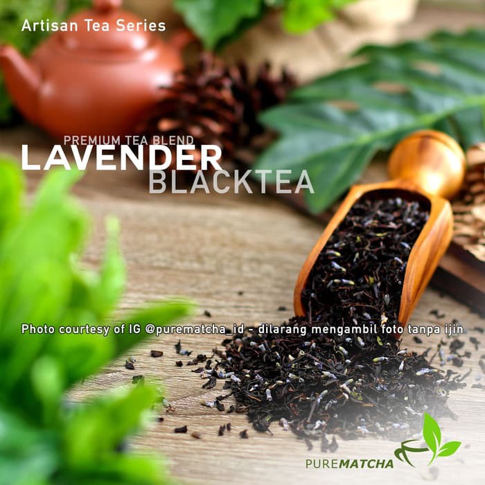 

Artisan Tea Cafe Black Tea Lavender Teh Hitam Bunga for SAMPLE 10gr