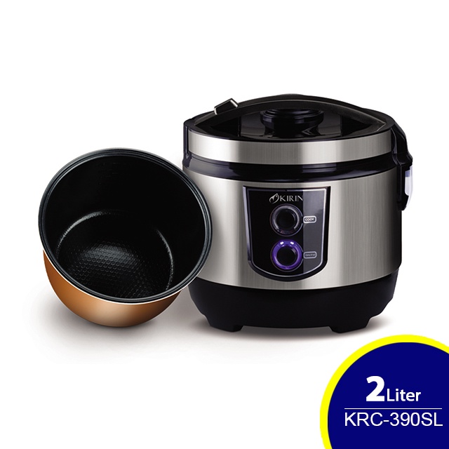 Kirin Rice Cooker  MagicCom Panci Ceramic 2 Liter  3 In1 KRC-390 RD / KRC390