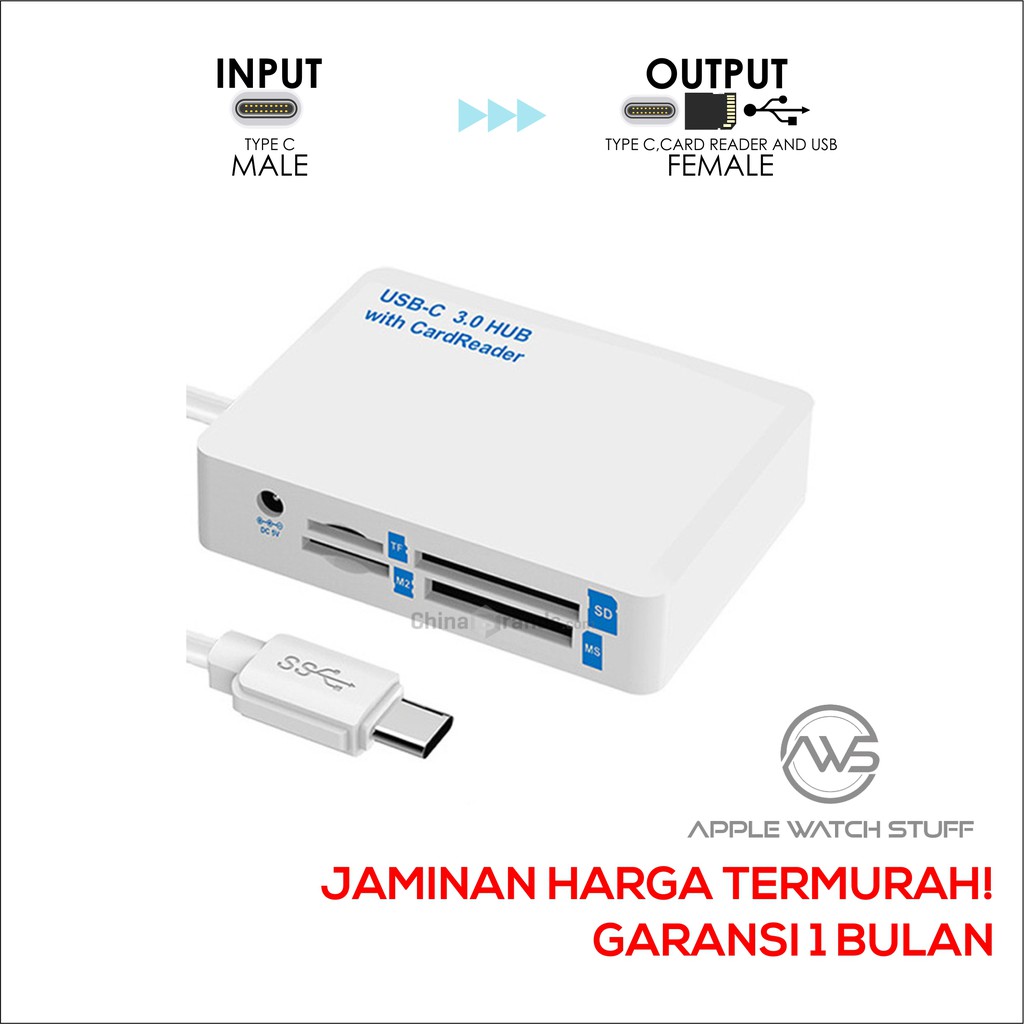 Type C to Multi Function Type C Card Reader HUB -9510