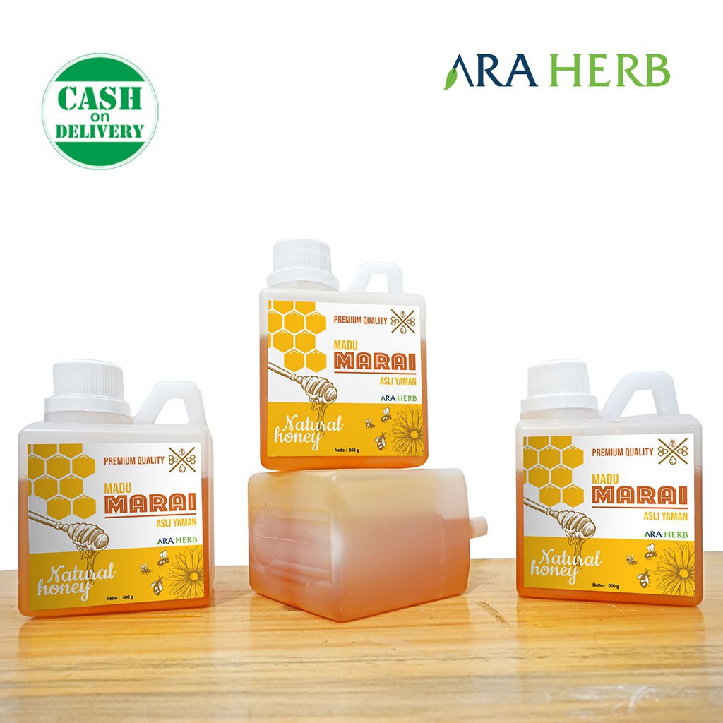 

Baru Madu Yaman Marai 500 gr / Madu Herbal Asli Mara'i / Madu Murni Import ARA HERB Original