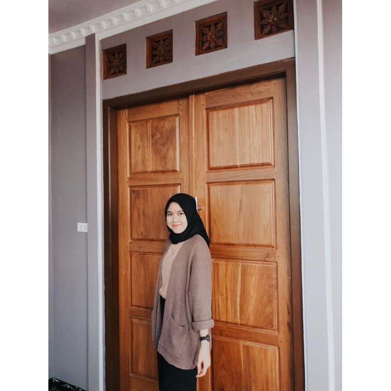 OVERSIZE LAVELA  KARDIGAN PREMIUM OUTER BAJU RAJUT TEBAL