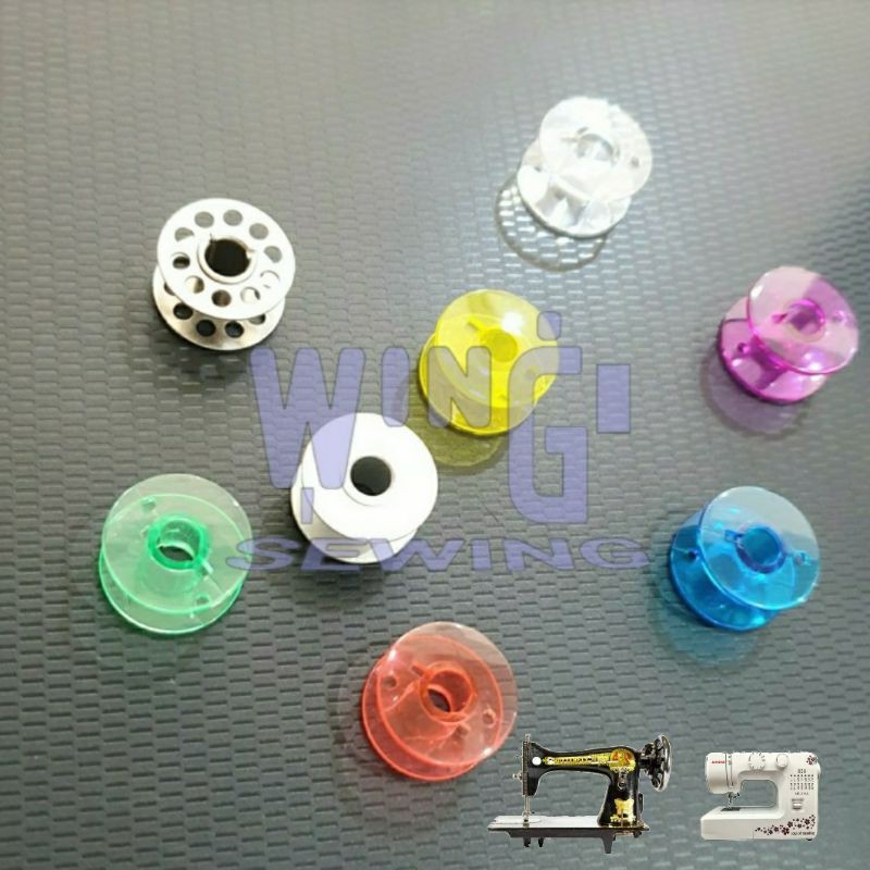 Spul TRADISIONAL PORTABLE Spool Bobbin Bobin Mesin Jahit