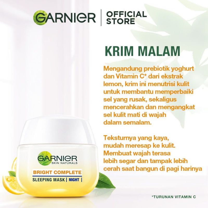 GARNIER BRIGHT  COMPLETE VIT C CREAM 50ML