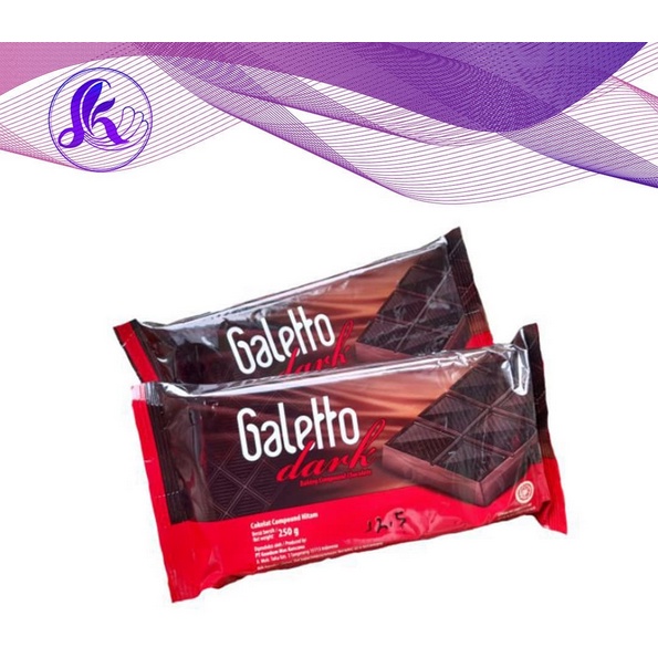 

Galleto Dark Compoung Chocolate 250gr