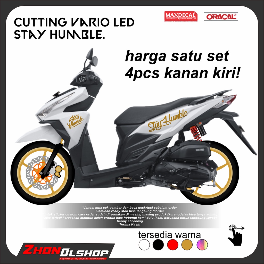 CUTTING STICKER VARIO LED 2016-2017 STRIPING VARIASI VARIO 150 OLD CUTTING STRIPING VARIO 125-150 LE