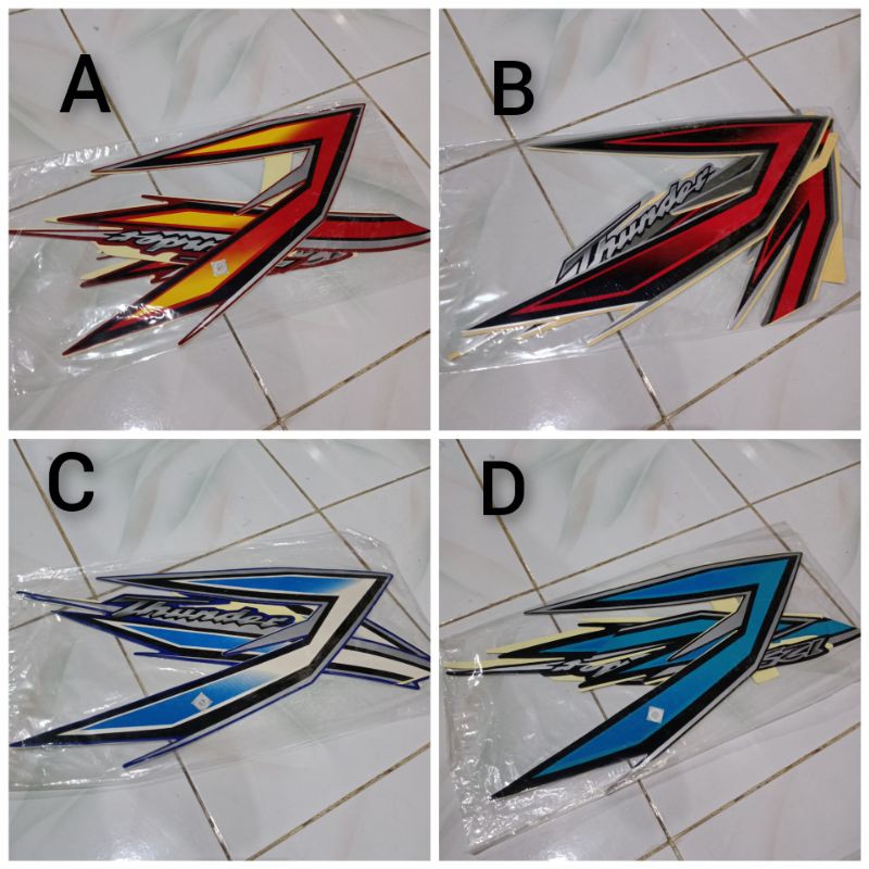 Striping THUNDER125 2006 | stiker motor thunder125