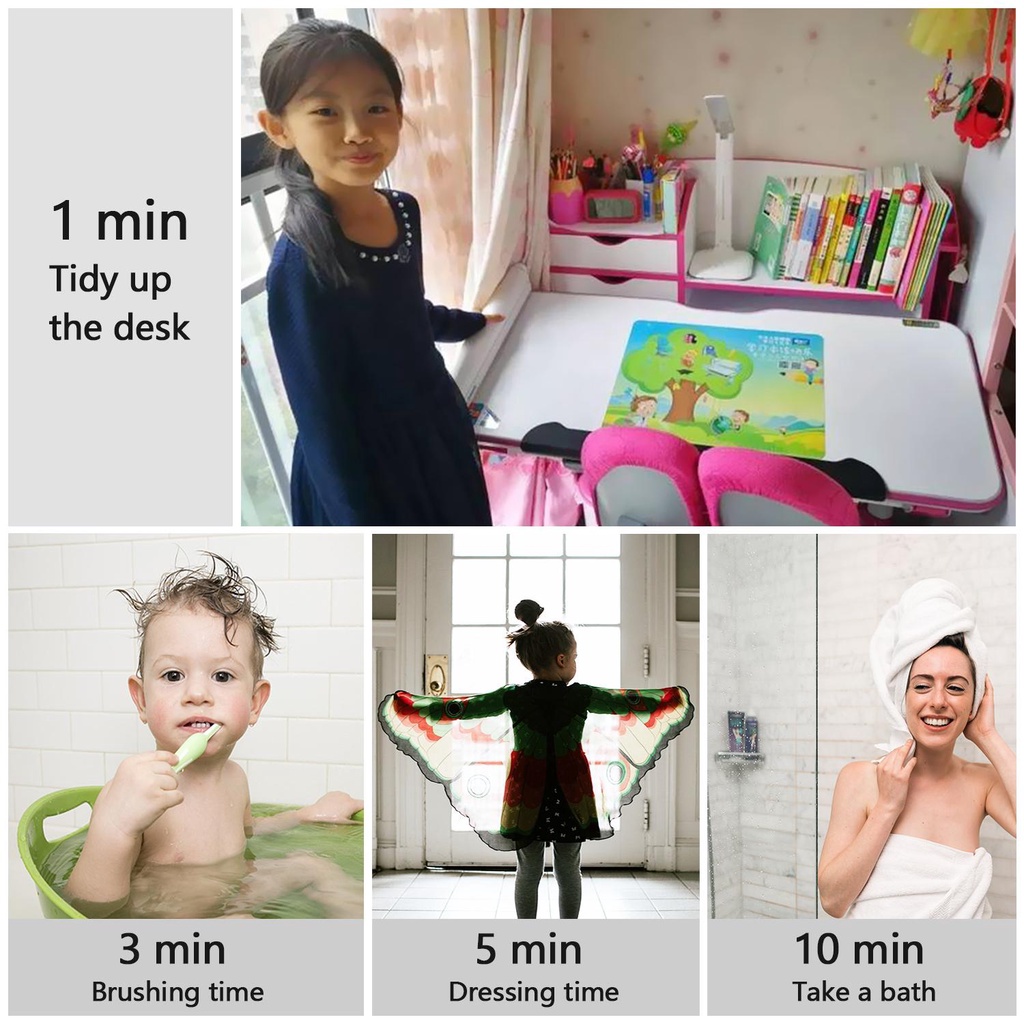 Solighter Kitchen Timer Workout Timer Untuk Manajemen Waktu Anak Flip